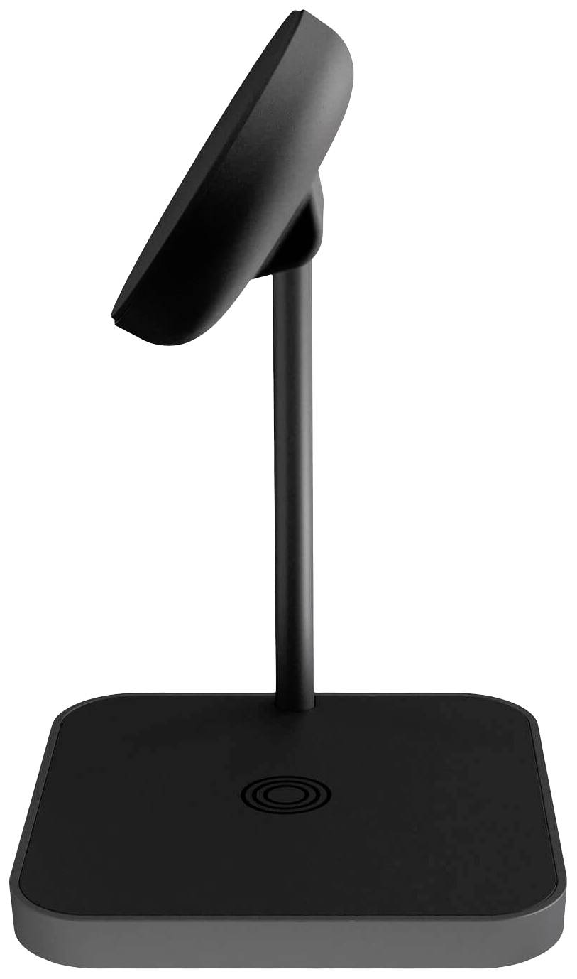 ZENS Induktions-Ladegerät Aluminium Series 2 in 1 Magnetic Wireless Office Charger 2 ZEDC26B/00 Schwarz