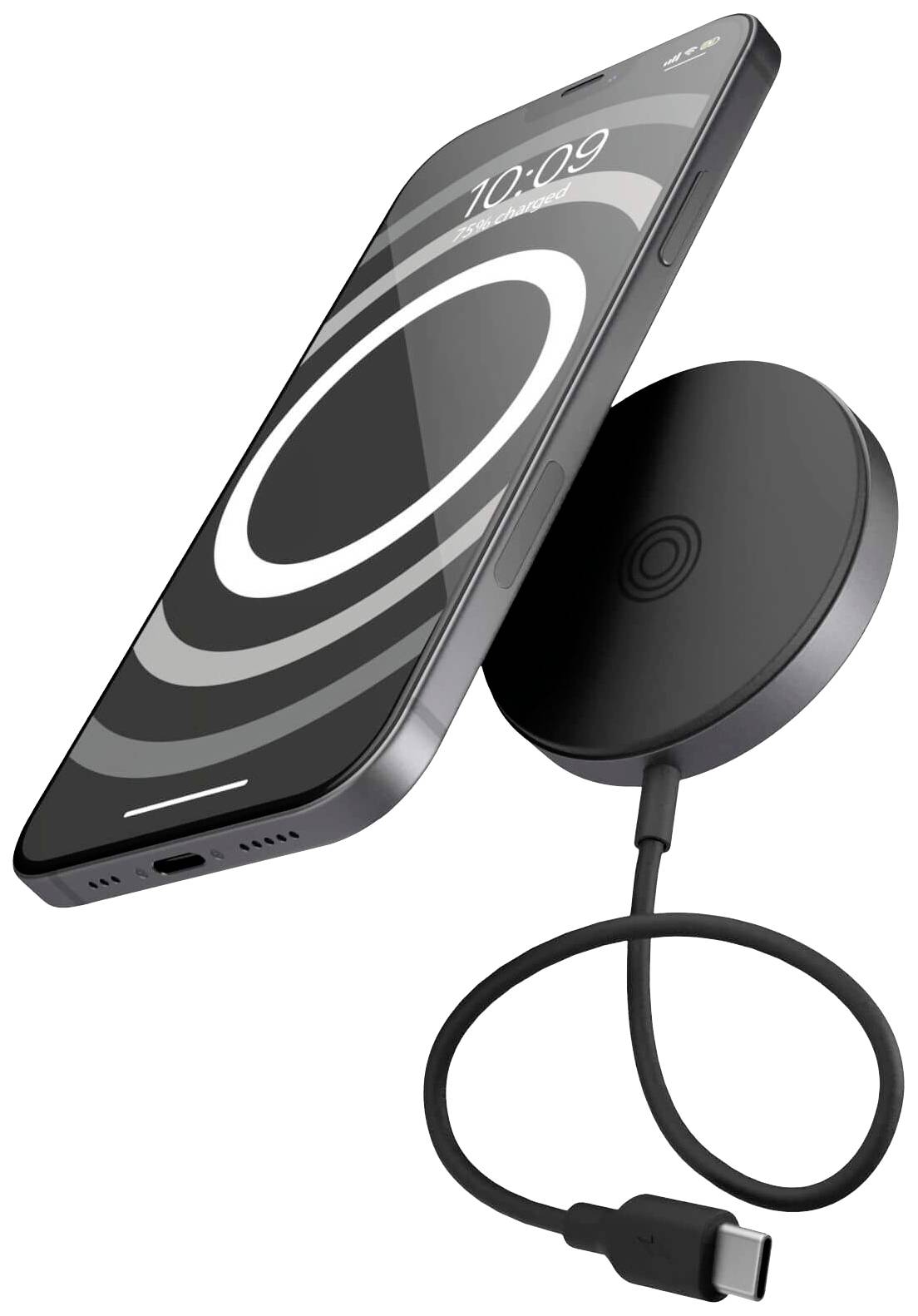ZENS Induktions-Ladegerät Aluminium Series Wireless Charger Pro 1 ZESC17B/00 Schwarz