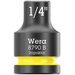 Wera 8790 B Impaktor 05005514001 Außen-Sechskant Steckschlüsseleinsatz 1/4" 1 Stück 3/8"