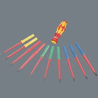Wera 05006617001 VDE Bit-Schraubendreher 26teilig Kreuzschlitz Phillips, Kreuzschlitz Pozidriv, TORX, Innen-Sechskant, Schlitz Wera 05006617001 VDE Bit-Schraubendreher 26teilig Kreuzschlitz Phillips, Kreuzschlitz Pozidriv, TORX, Innen-Sechskant, Schlitz