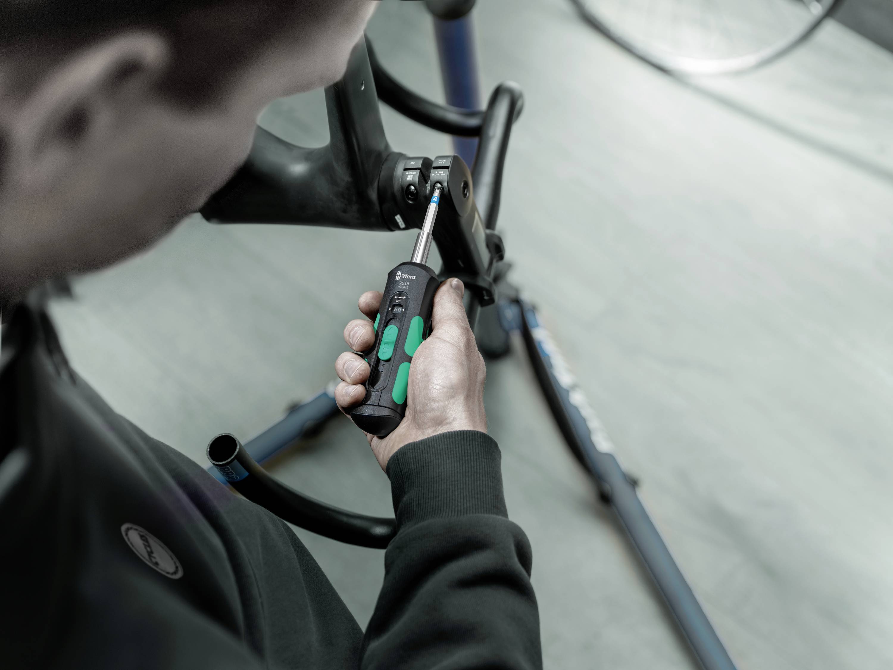 Wera 7515/7 Kraftform Safe-Torque Speed Bicycle 1 05075850001 Bit-Set 7teilig TORX, Innen-Sechskant inkl. Bithalter-Schraubendreher