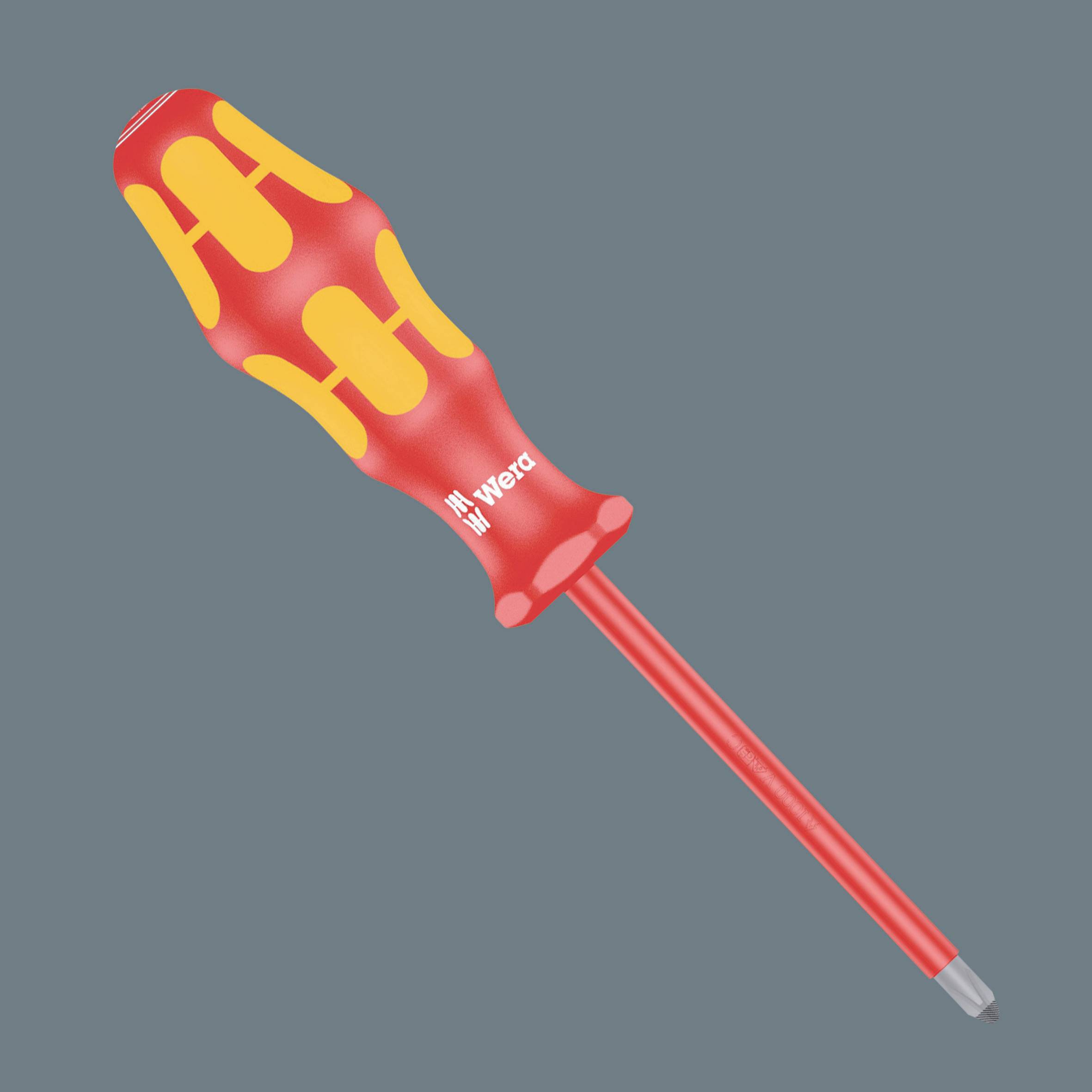 Wera 9650 Magnetleiste Kraftform Schraubendreher-Satz Werkstatt Schraubendreher-Set 9teilig Kreuzschlitz Phillips, Kreuzschlitz