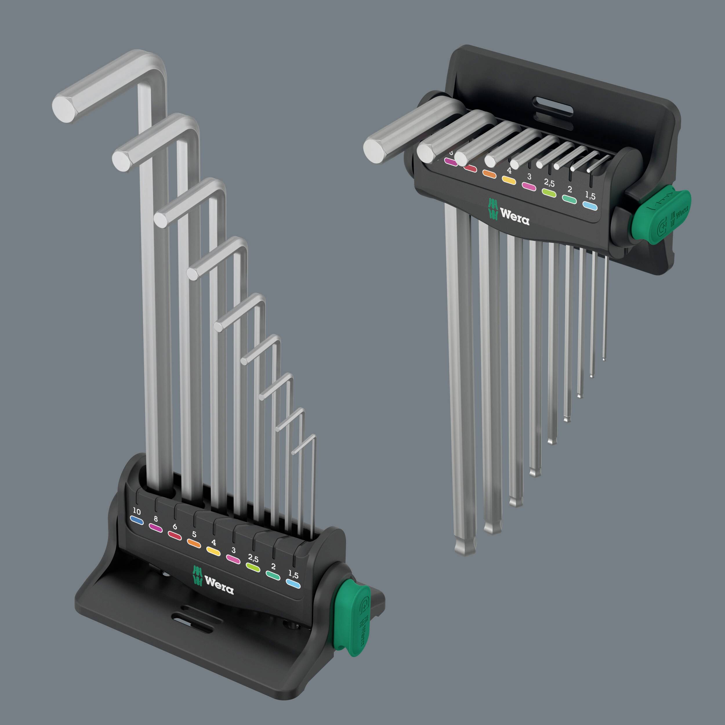 Wera 950/9 Hex-Plus 8 Innen-Sechskant Winkelschraubendreher-Set 9teilig