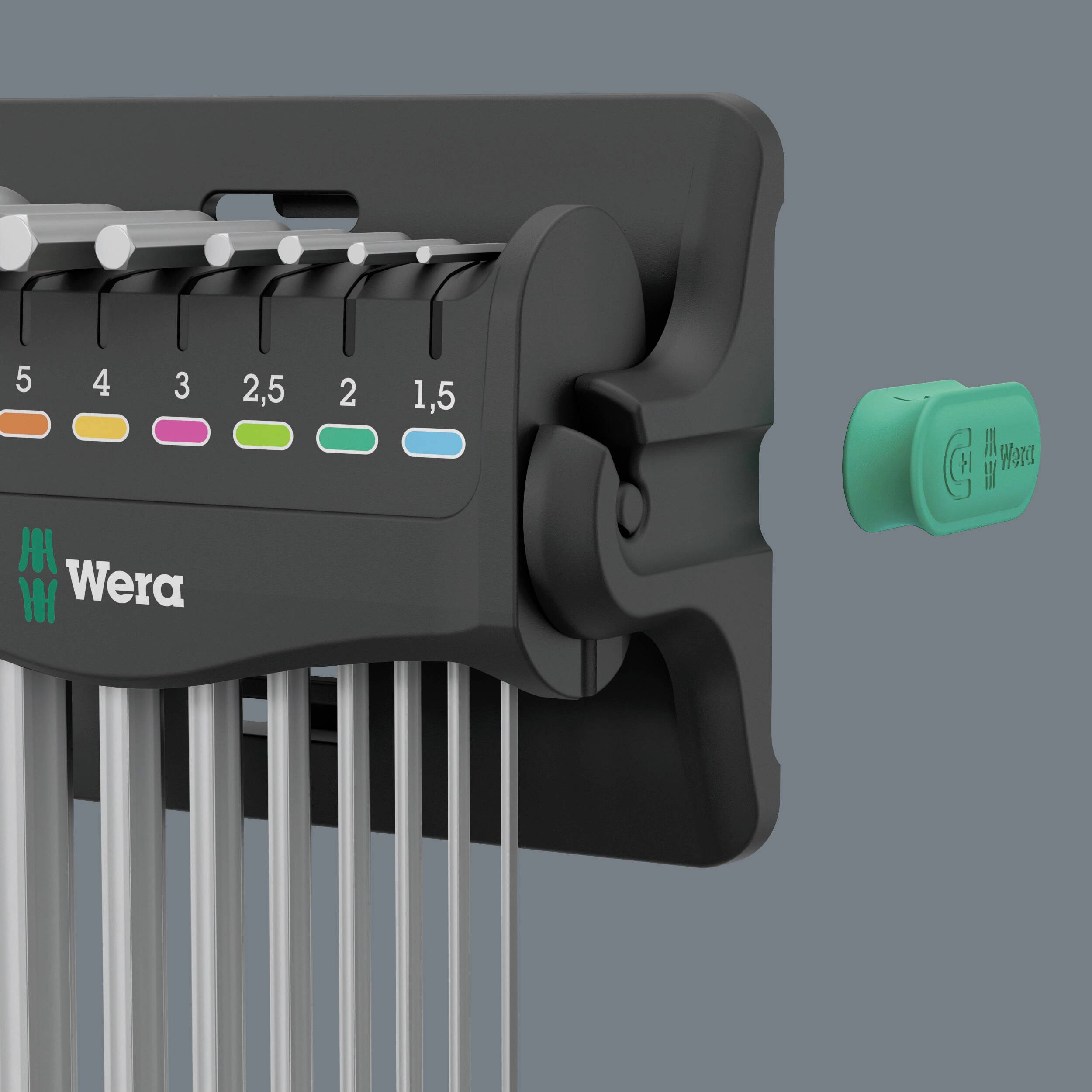 Wera 950/9 Hex-Plus 8 Innen-Sechskant Winkelschraubendreher-Set 9teilig