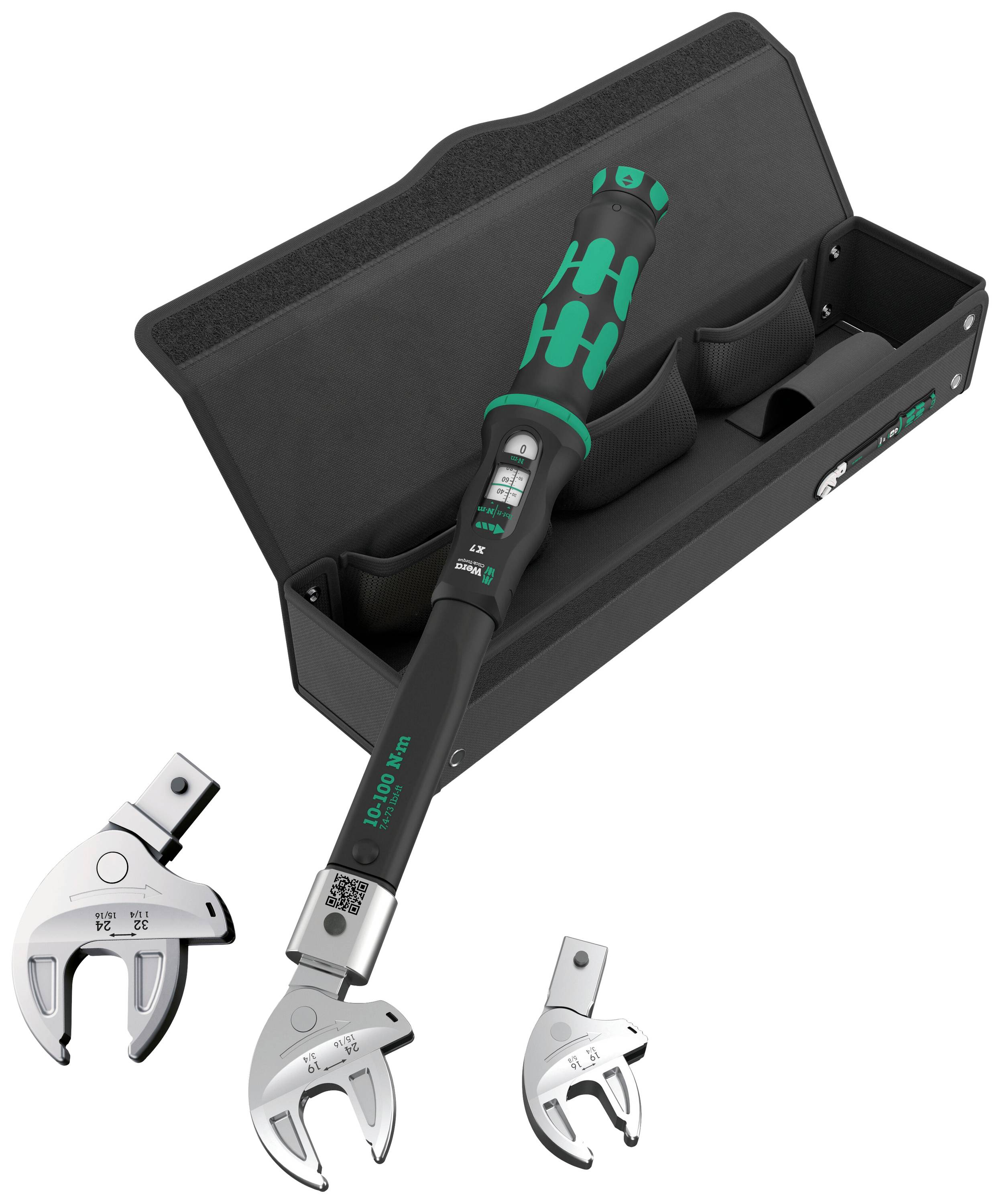 Wera Click-Torque 05136076001 Drehmomentschlüssel-Set Einsteck-Vierkant 14 x 18 mm 10 - 100 Nm