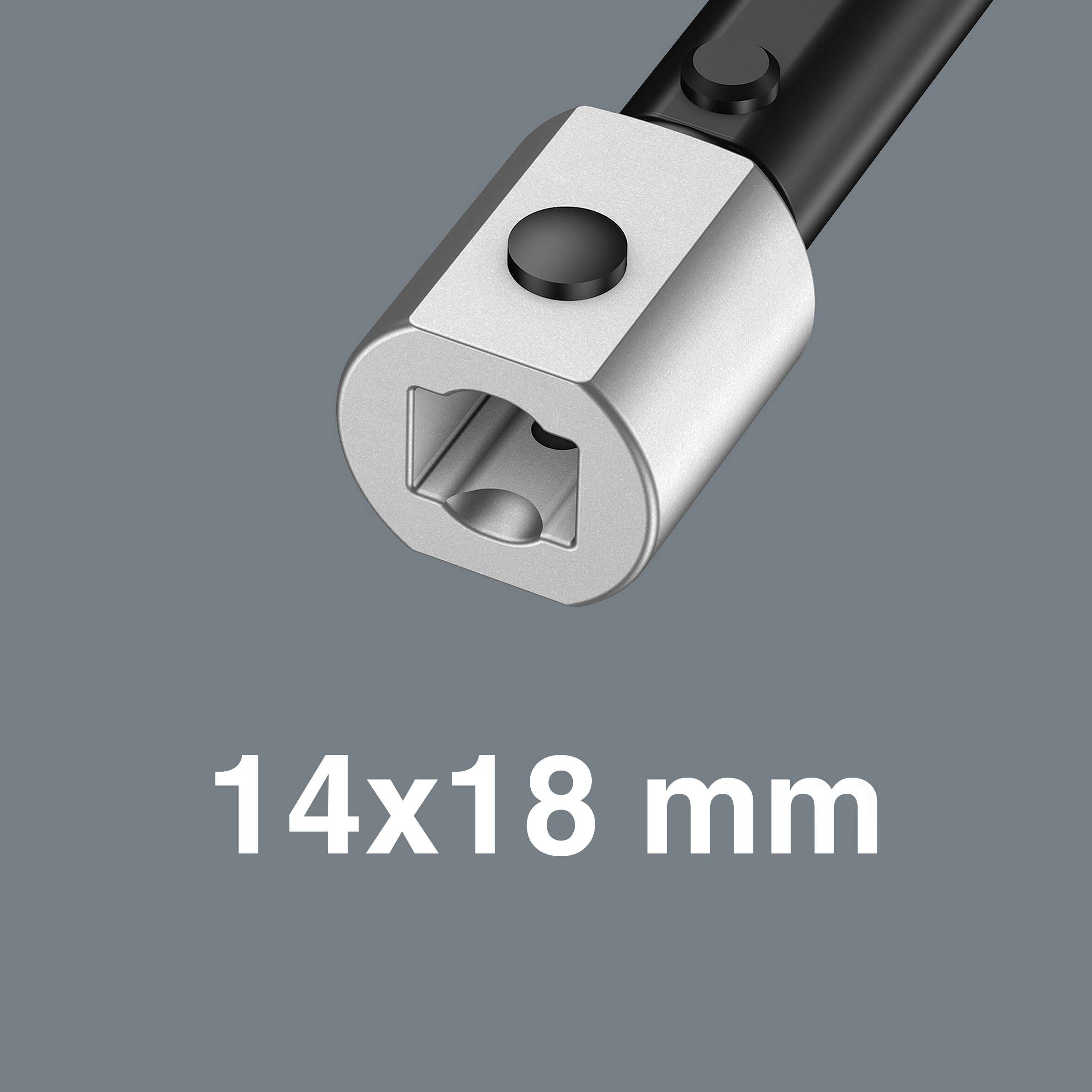 Wera Click-Torque X 7 05075657001 Drehmomentschlüssel Einsteck-Vierkant 14 x 18mm 10 - 100 Nm
