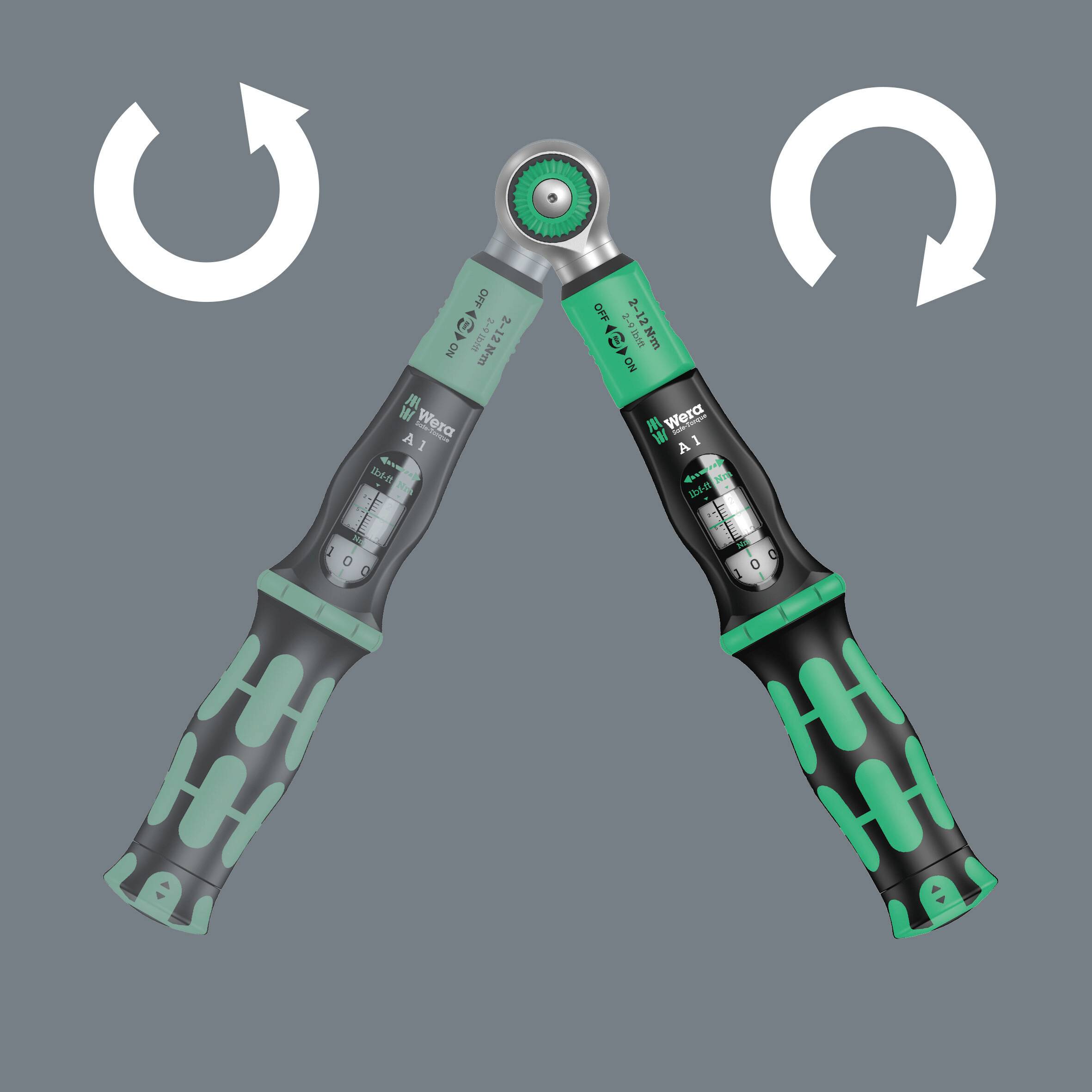 Wera Safe-Torque A 1 SHK Set 1 05136073001 Drehmomentschlüssel-Set 1/4" (6.3 mm) 2 - 12 Nm