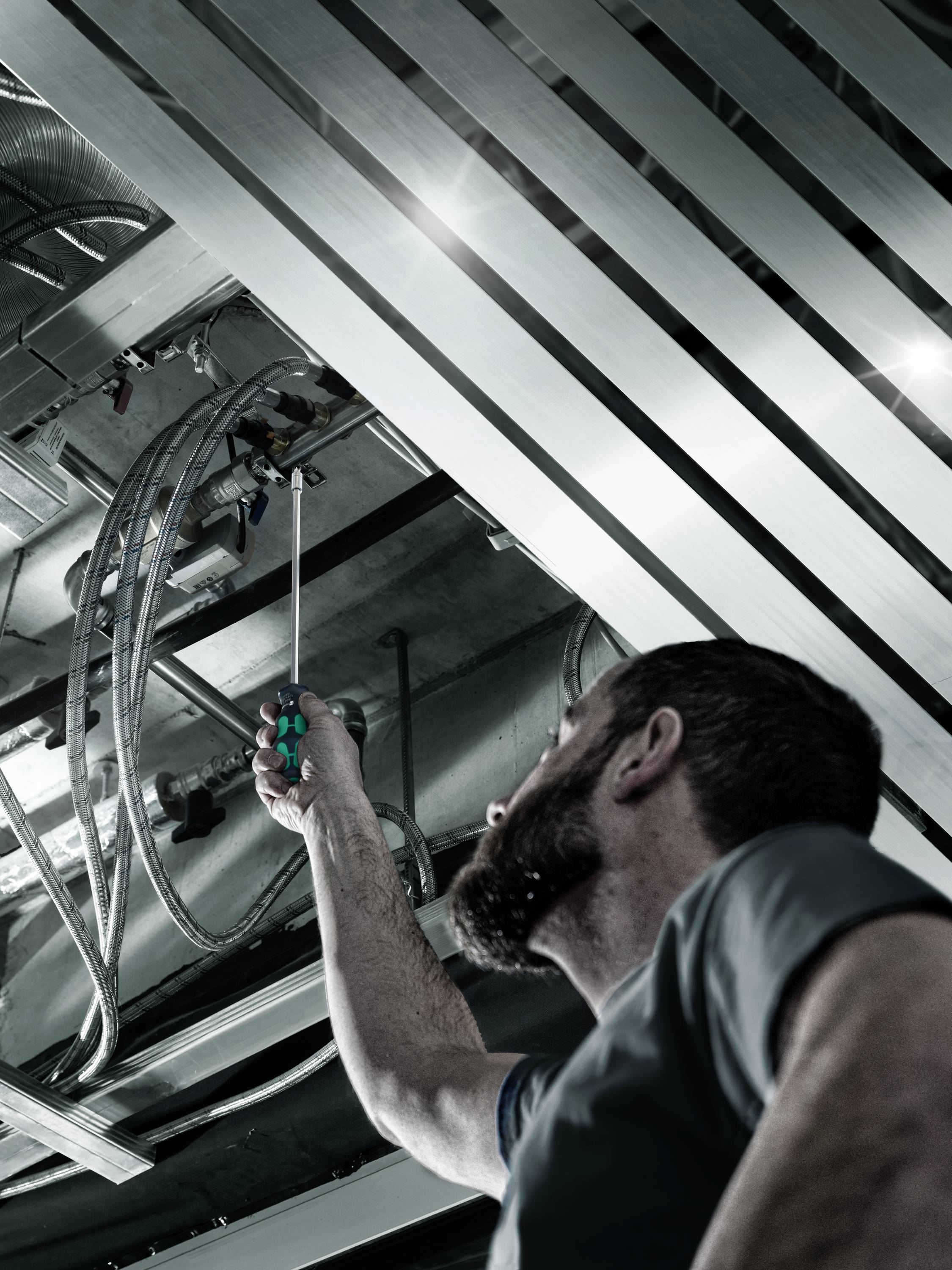 Wera Kraftform Kompakt 27 XL SHK 1 Sanitär Bit-Schraubendreher 1/4" 300 mm