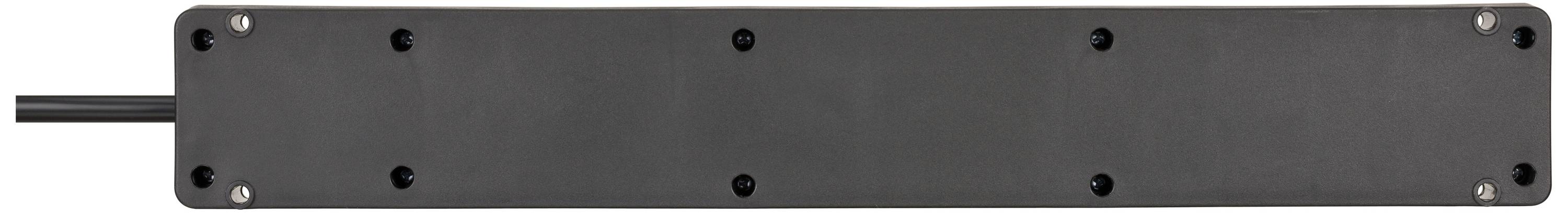 Brennenstuhl 1150660415 Steckdosenleiste mit Schalter Schwarz Schutzkontakt 1 St.