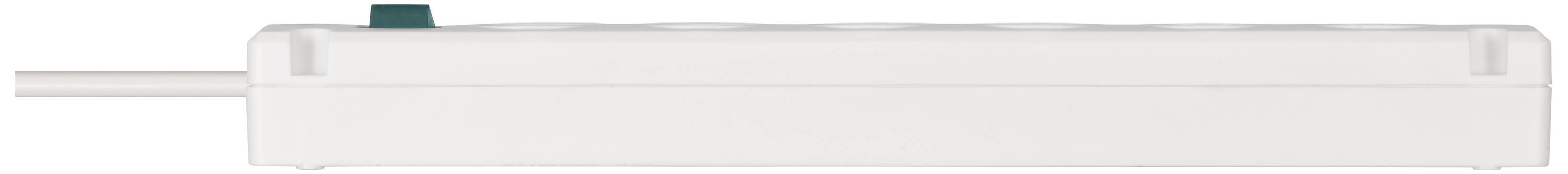 Brennenstuhl 1150660425 Steckdosenleiste mit Schalter Weiß Schutzkontakt 1 St.