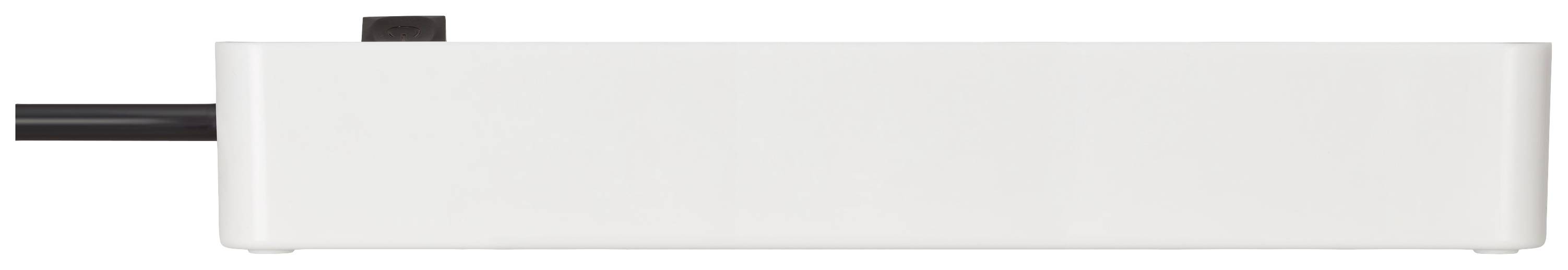 Brennenstuhl 1153240126 Steckdosenleiste mit Schalter Weiß Schutzkontakt 1 St.