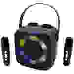 Système karaoké soundmaster BT2024SW avec microphone, rechargeable noir