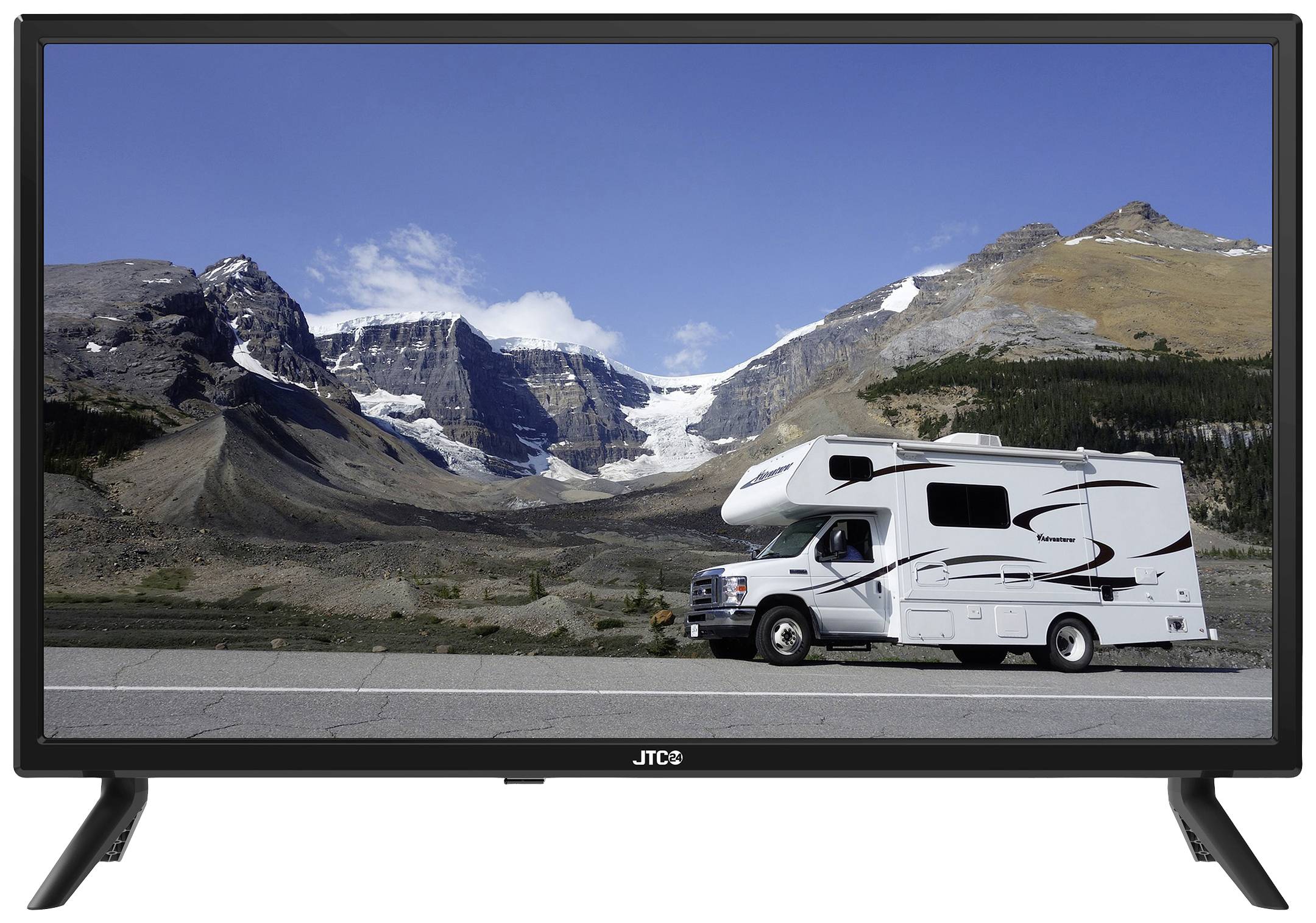 JTC JTCT24H39241 LED-TV 60 cm 24 Zoll EEK E (A - G) CI+, DVB-C, DVB-S, DVB-S2, DVB-T, DVB-T2, HD ready Schwarz