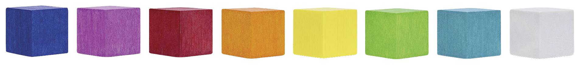 magnetoplan Magnet Cube (L x B x H) 20 x 20 x 20 mm Blau, Pink, Rot, Orange, Gelb, Grün, Blau-Grün, Weiß 8 St. 16653810