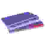 Magnetoplan Dawn carte de modération trié par couleur, violet, rouge rectangulaire 200 mm x 100 mm 250 pc(s)