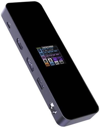 Dockcase USB-C® Dockingstation Universal integriertes Display, inkl. Ladefunktion, USB-C® Power Delivery, integrierter