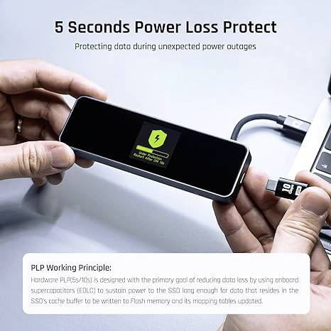 Dockcase 5s PLP Smart M.2 SSD-Gehäuse USB-C® (USB 3.2 Gen 2) 10 GBit/s M.2 PCIe NVMe 2230, 2242, 2260, 2280 DSWC1P-5