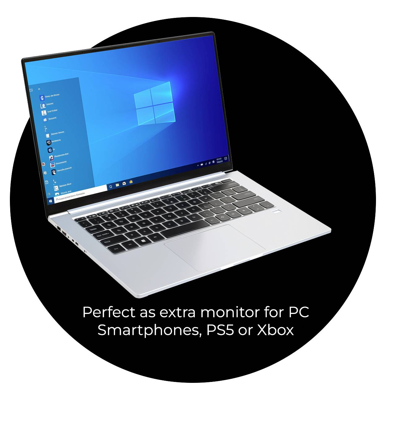 Denver PMO-15601 LED-Monitor EEK C (A - G) 39.6 cm (15.6 Zoll) 1920 x 1080 Pixel 16:9 USB-C®, Mini HDMI™, Kopfhörer-Buchse IPS LED