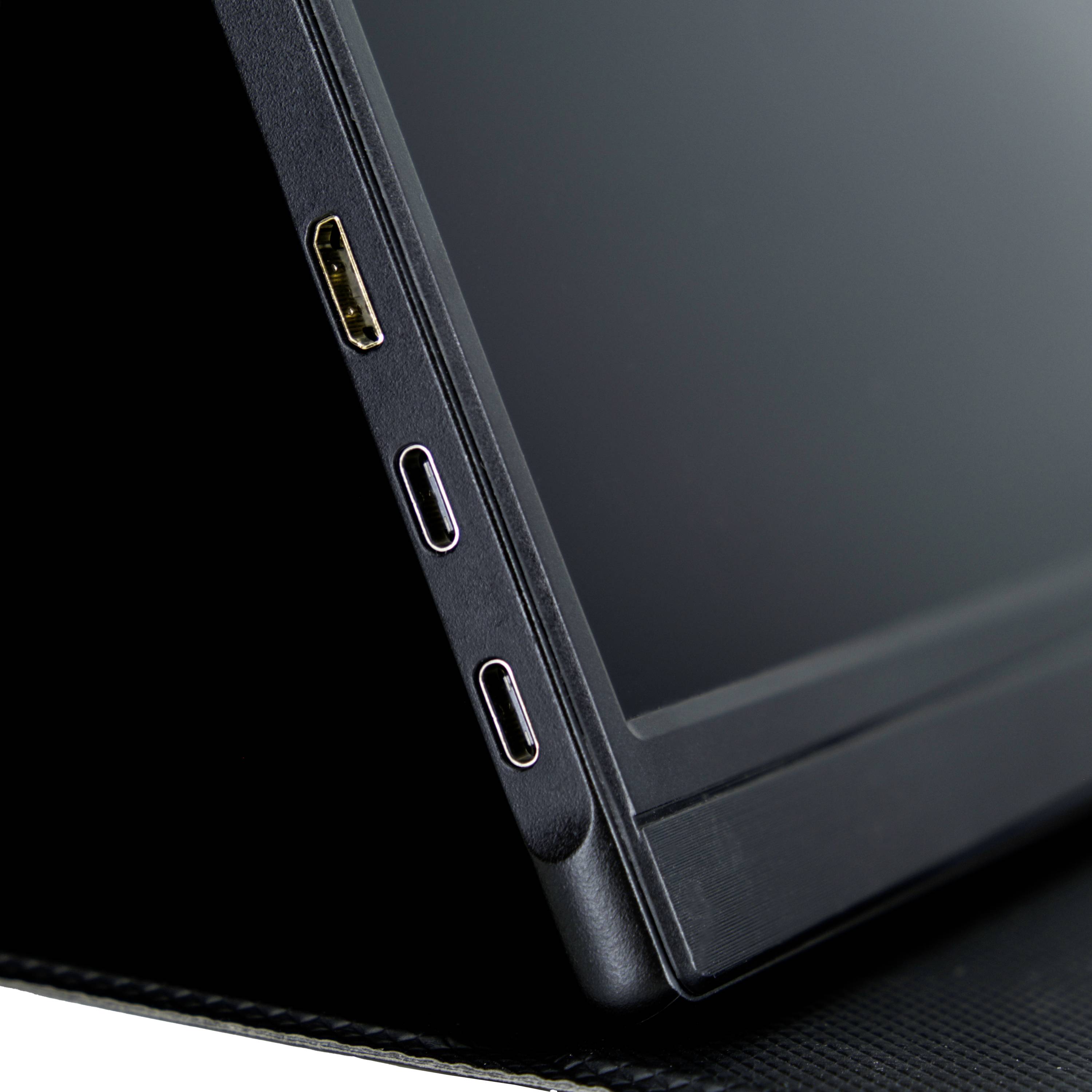 Denver PMO-15601 LED-Monitor EEK C (A - G) 39.6 cm (15.6 Zoll) 1920 x 1080 Pixel 16:9 USB-C®, Mini HDMI™, Kopfhörer-Buchse IPS LED