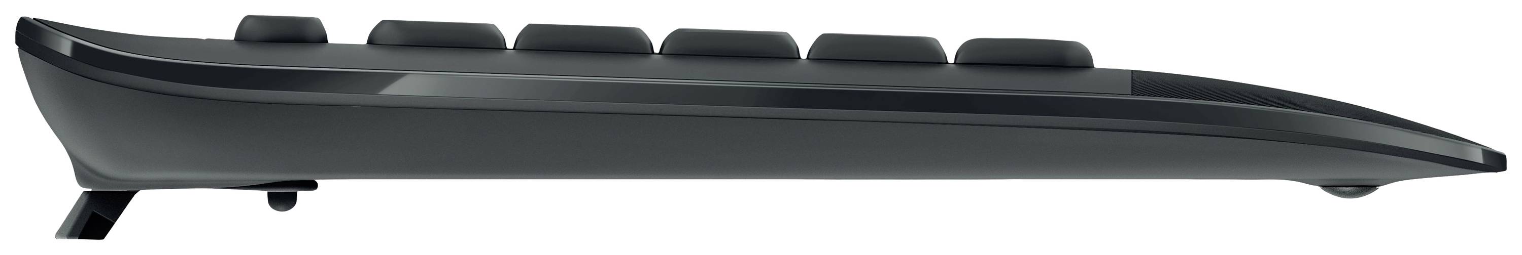 Logitech MK545 Advanced Funk Tastatur, Maus-Set Ergonomisch, Handballenauflage Deutsch, QWERTZ Schwarz