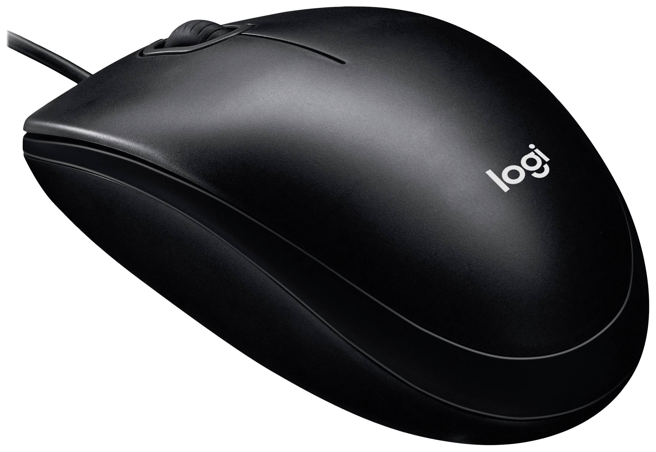 Logitech M100 Maus Kabelgebunden Optisch Schwarz 3 Tasten 1000 dpi
