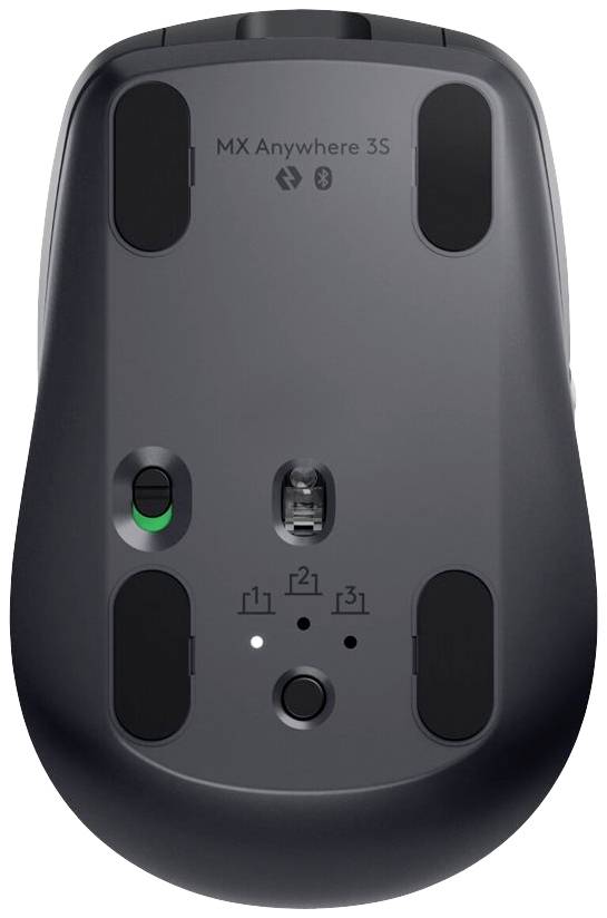 Logitech MX Anywhere 3S Maus Funk Optisch Graphit 6 Tasten 8000 dpi