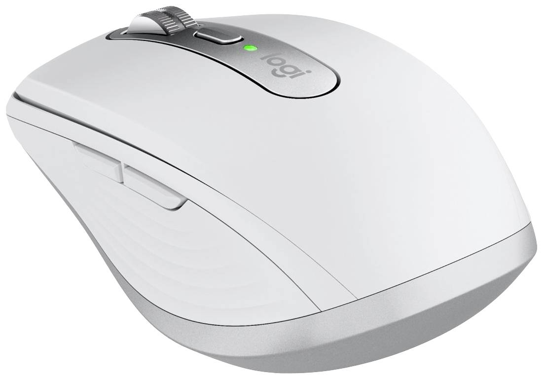 Logitech MX Anywhere 3S Maus Funk Optisch Hellgrau 6 Tasten 8000 dpi
