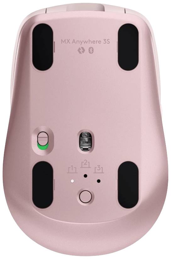 Logitech MX Anywhere 3S Maus Funk Optisch Rose 6 Tasten 8000 dpi