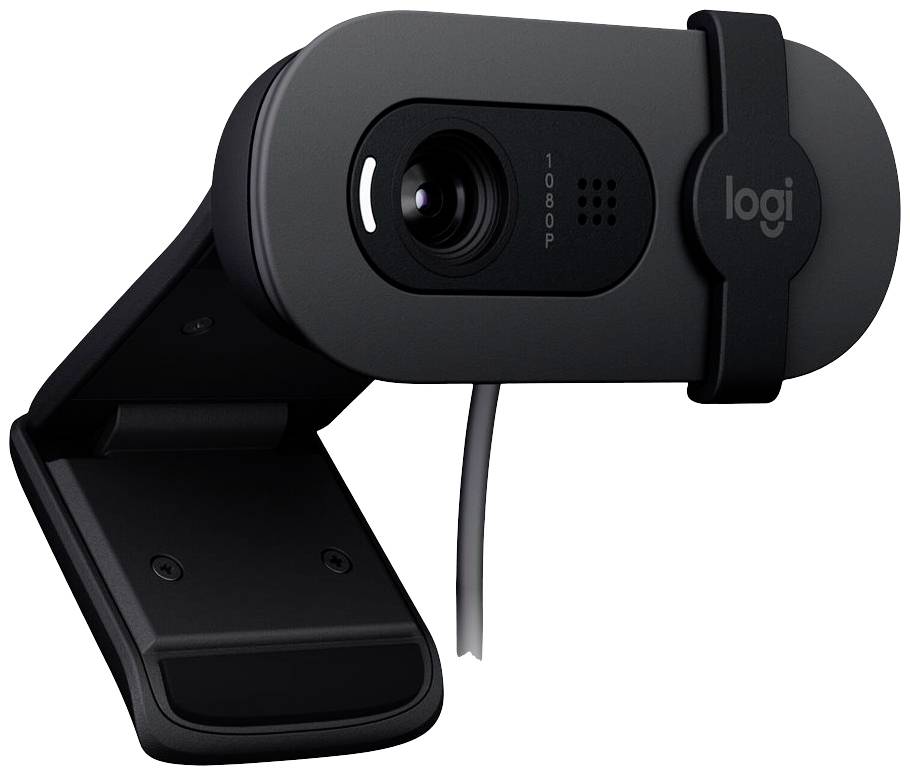 Logitech Brio 100 Full HD-Webcam 1920 x 1080 Pixel Klemm-Halterung