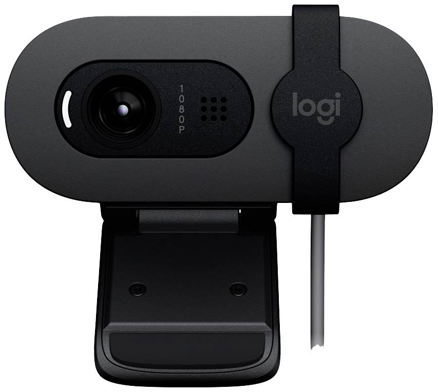 Logitech Brio 100 Full HD-Webcam 1920 x 1080 Pixel Klemm-Halterung