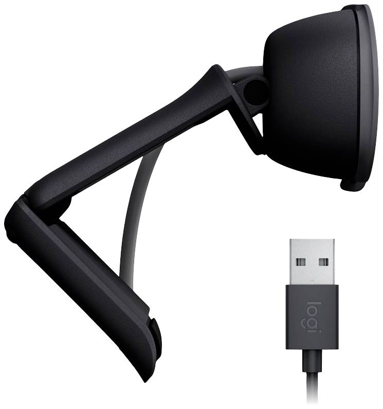 Logitech Brio 100 Full HD-Webcam 1920 x 1080 Pixel Klemm-Halterung
