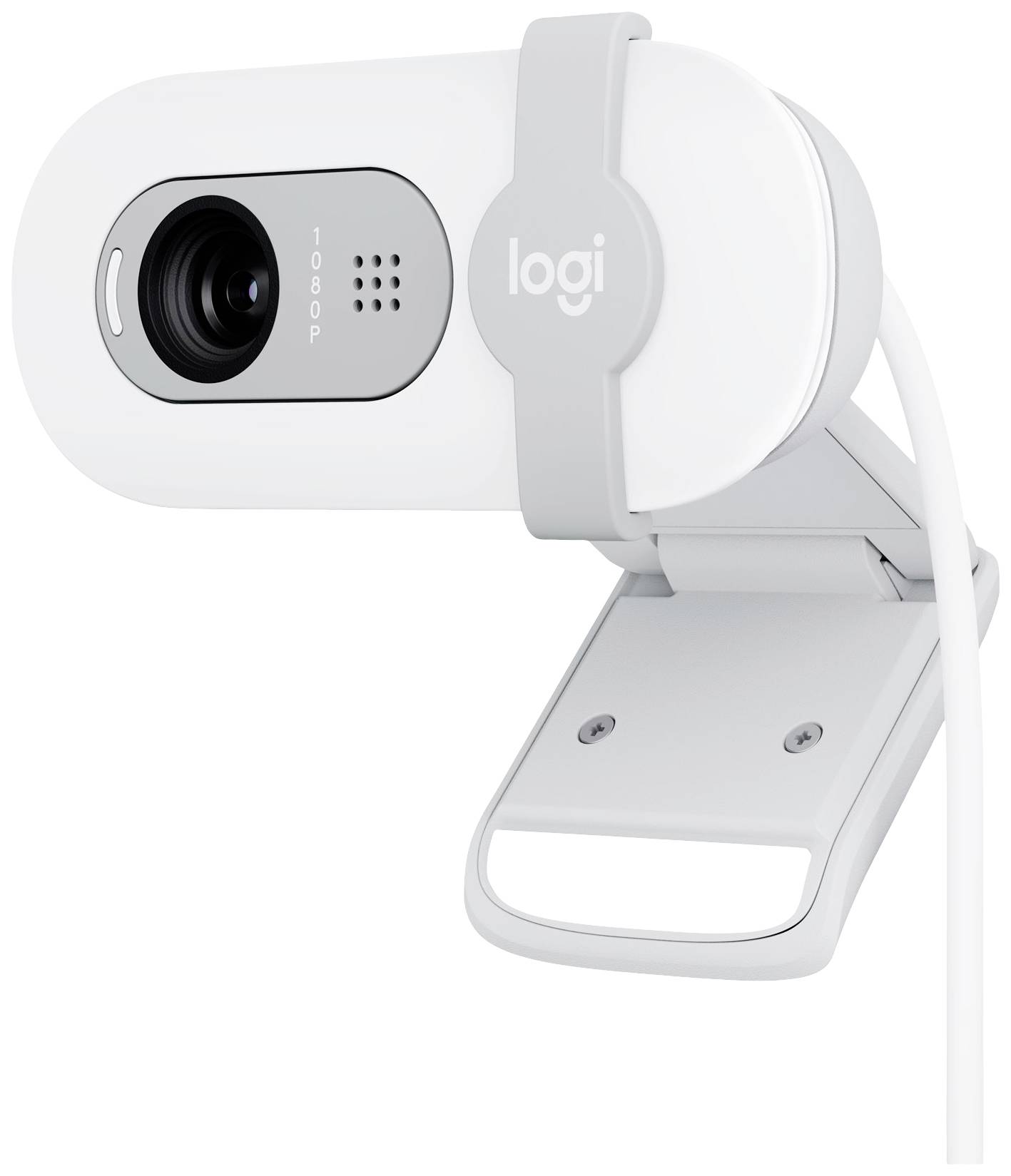 Logitech Brio 100 Full HD Webcam - Off-whitePlug-and-Play über USB-A /