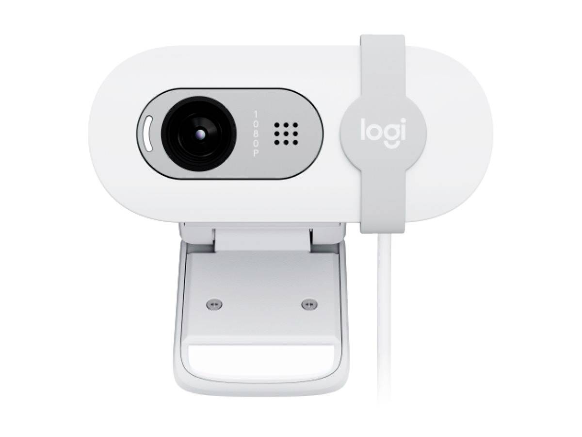 Logitech Brio 100 Full HD Webcam - Off-whitePlug-and-Play über USB-A /