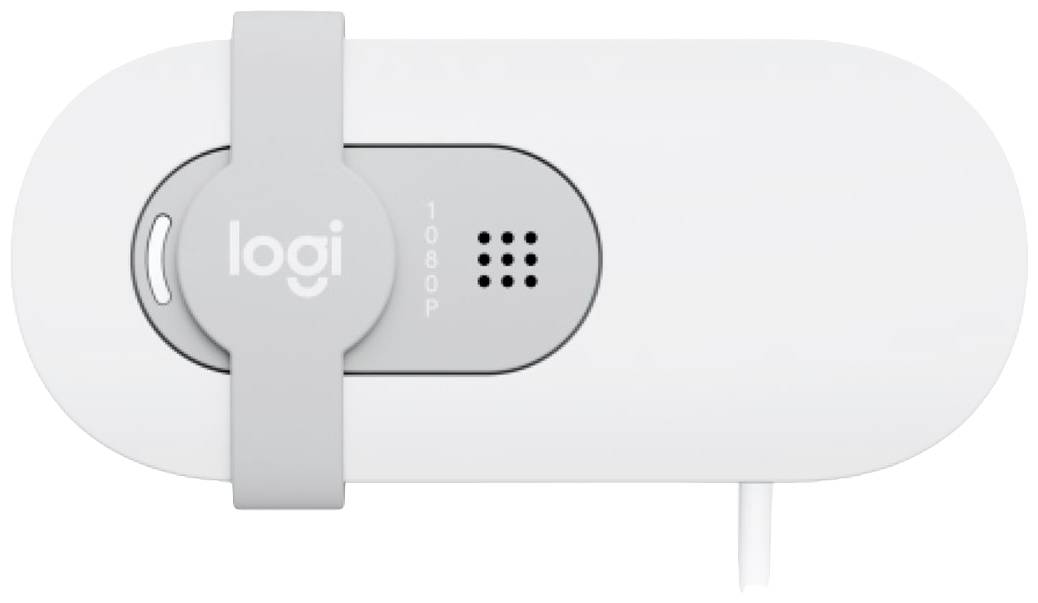 Logitech Brio 100 Full HD Webcam - Off-whitePlug-and-Play über USB-A /