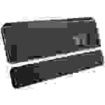 Logitech MX Keys S PLUS PALMREST Bluetooth® Tastatur Deutsch, QWERTZ Graphit Beleuchtet, Ergonomisc