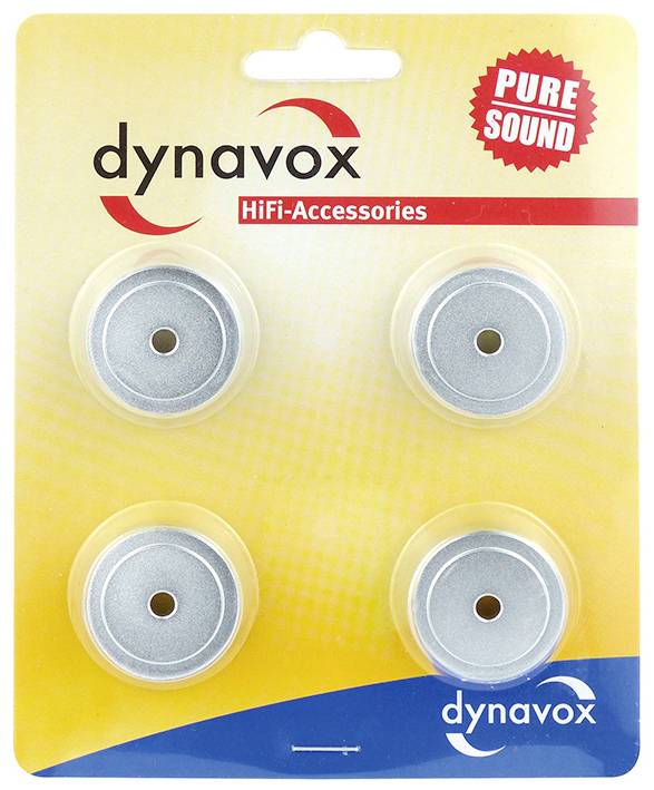Dynavox midi silber 4er-Set Gerätefüße