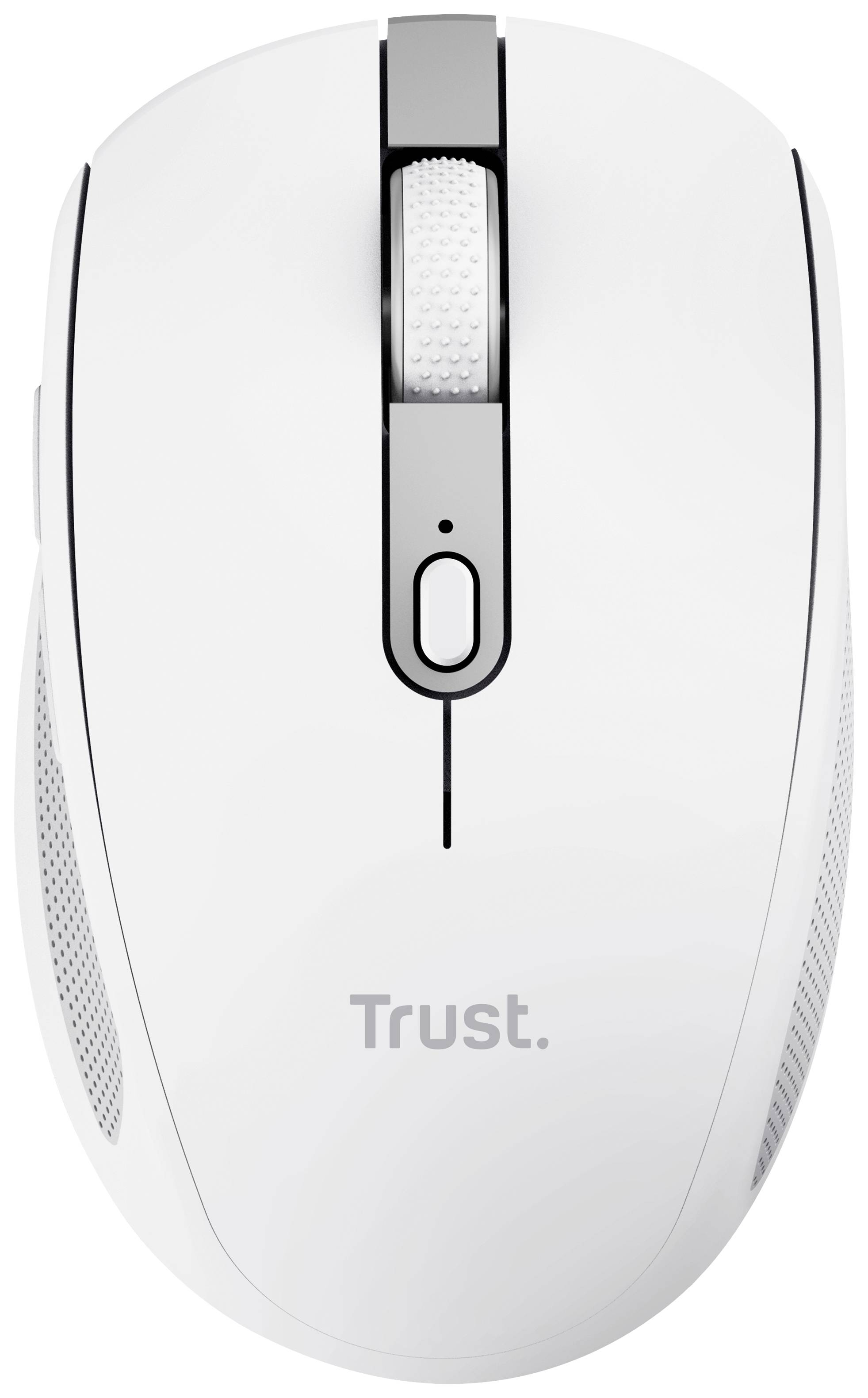 Trust OZAA COMPACT Maus Funk Optisch Weiß 6 Tasten 3200 dpi Integriertes Scrollrad