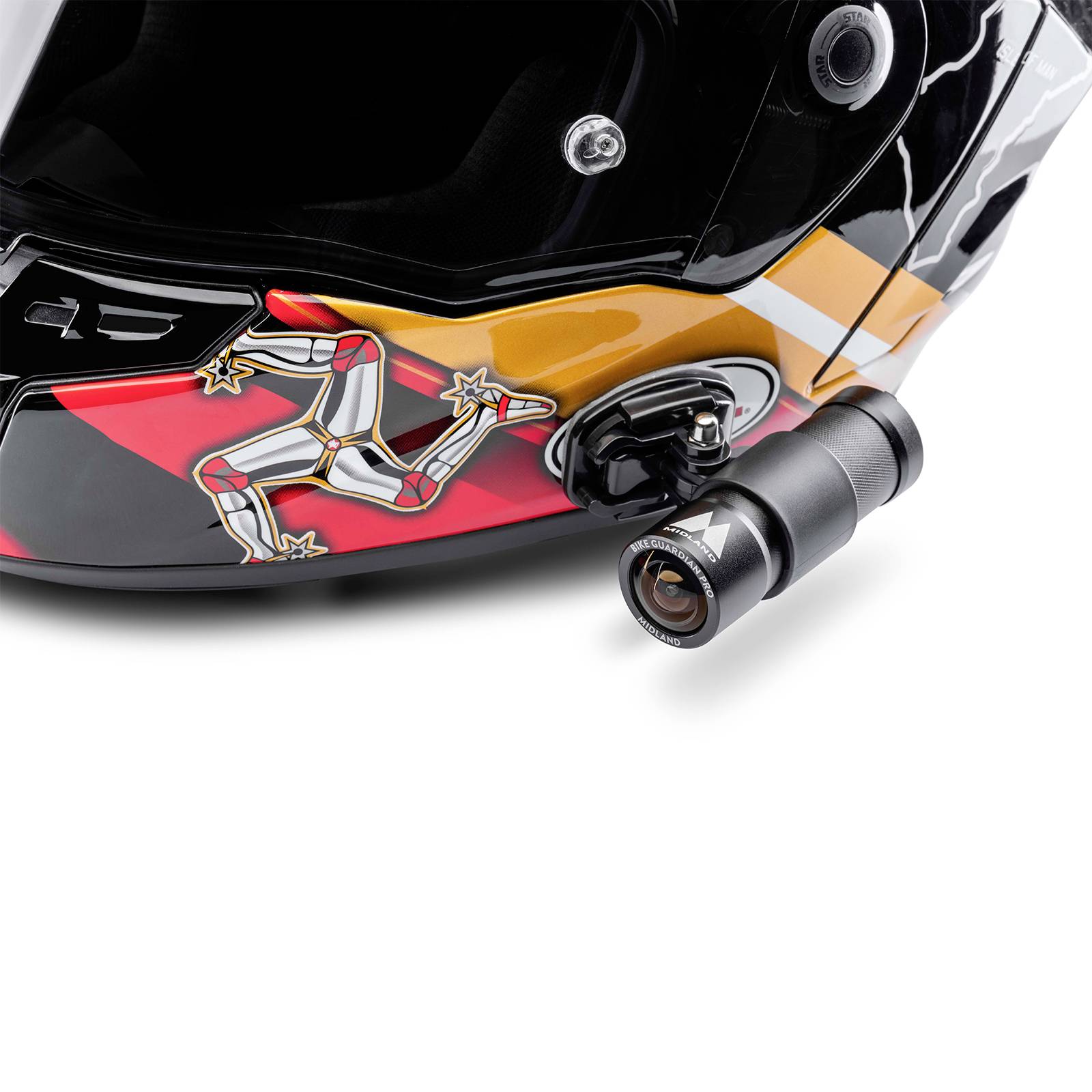 Midland Bike Guardian Pro Dashcam Blickwinkel horizontal max.=170° Akku, Dual-Kamera