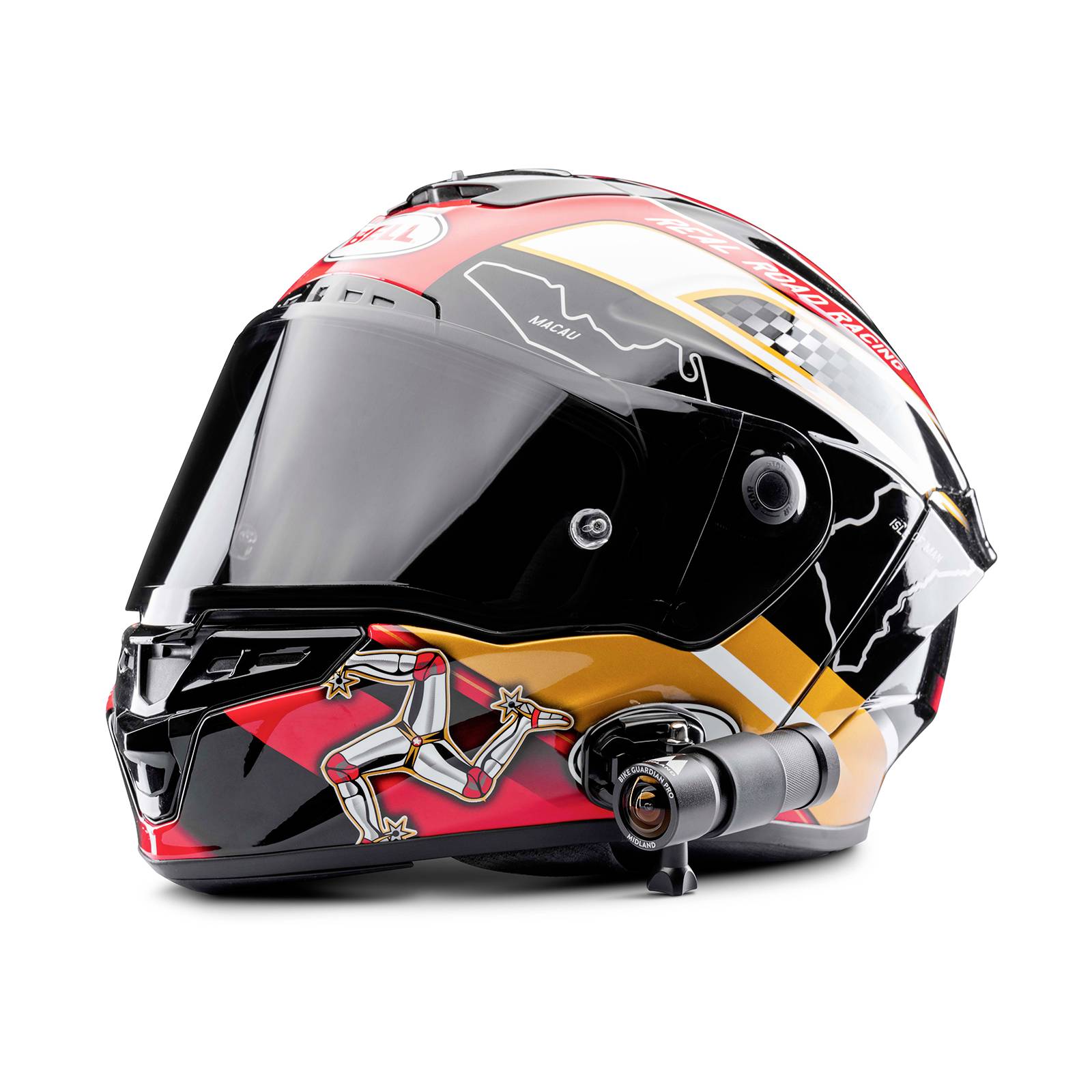 Midland Bike Guardian Pro Dashcam Blickwinkel horizontal max.=170° Akku, Dual-Kamera