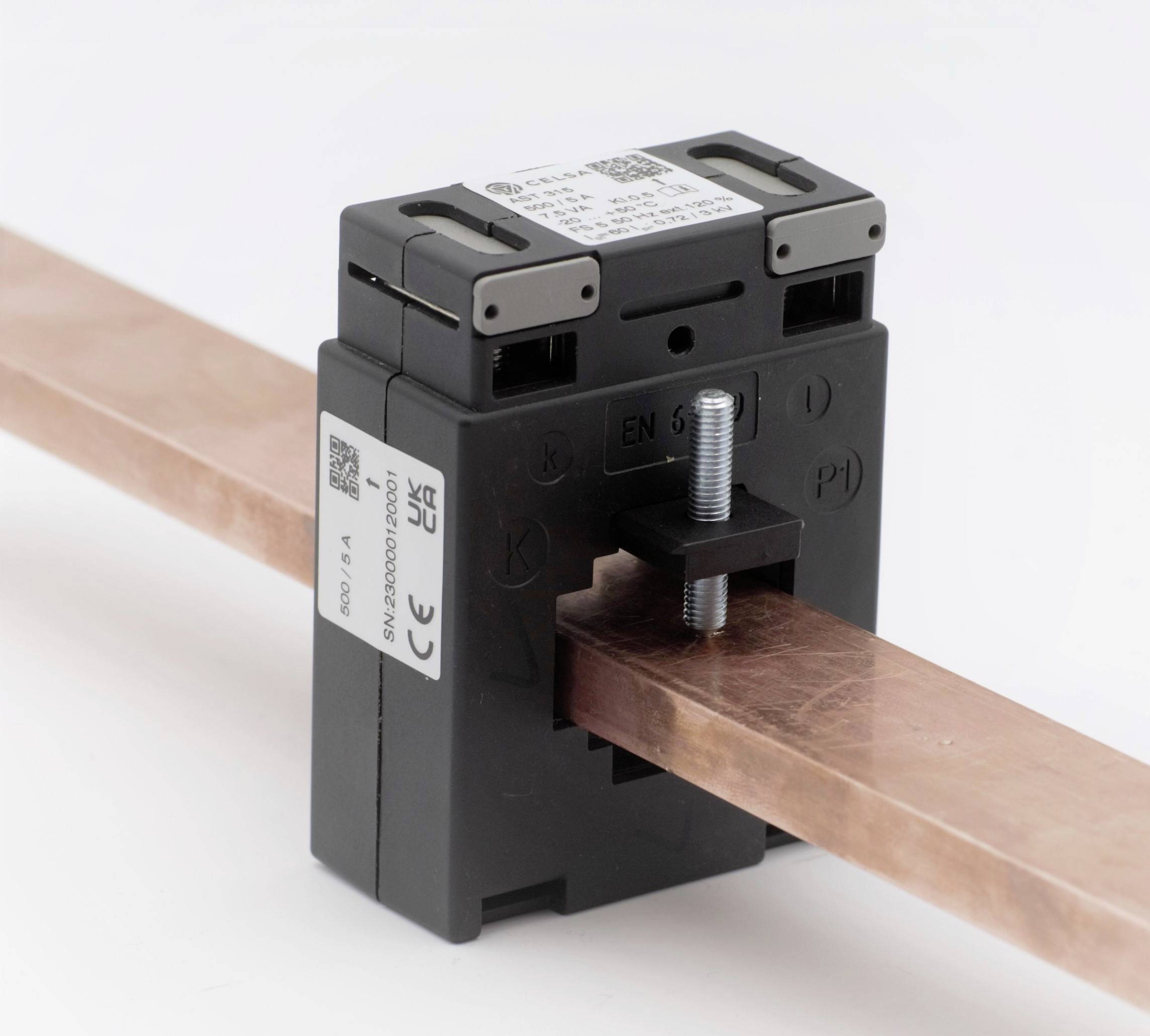 Celsa EAST315 400/1A 5VA Kl. 0.5 70017-4241-0500 Aufsteckstromwandler Primärstrom 400A Sekundärstrom 1A Leiterdurchführung