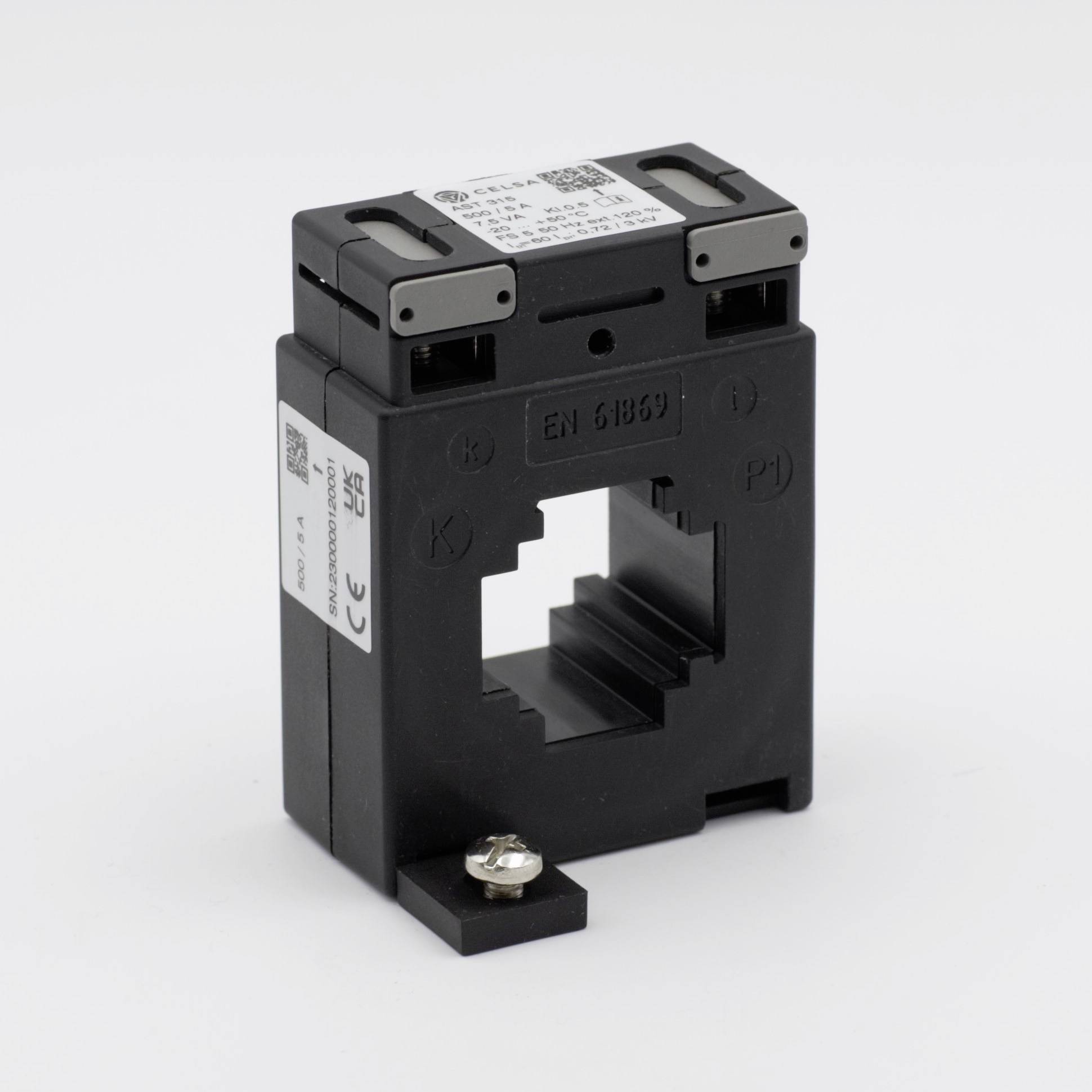 Celsa EAST315 600/5A 5VA Kl. 0.5 Aufsteckstromwandler Primärstrom 600 A Sekundärstrom 5 A Leiterdur