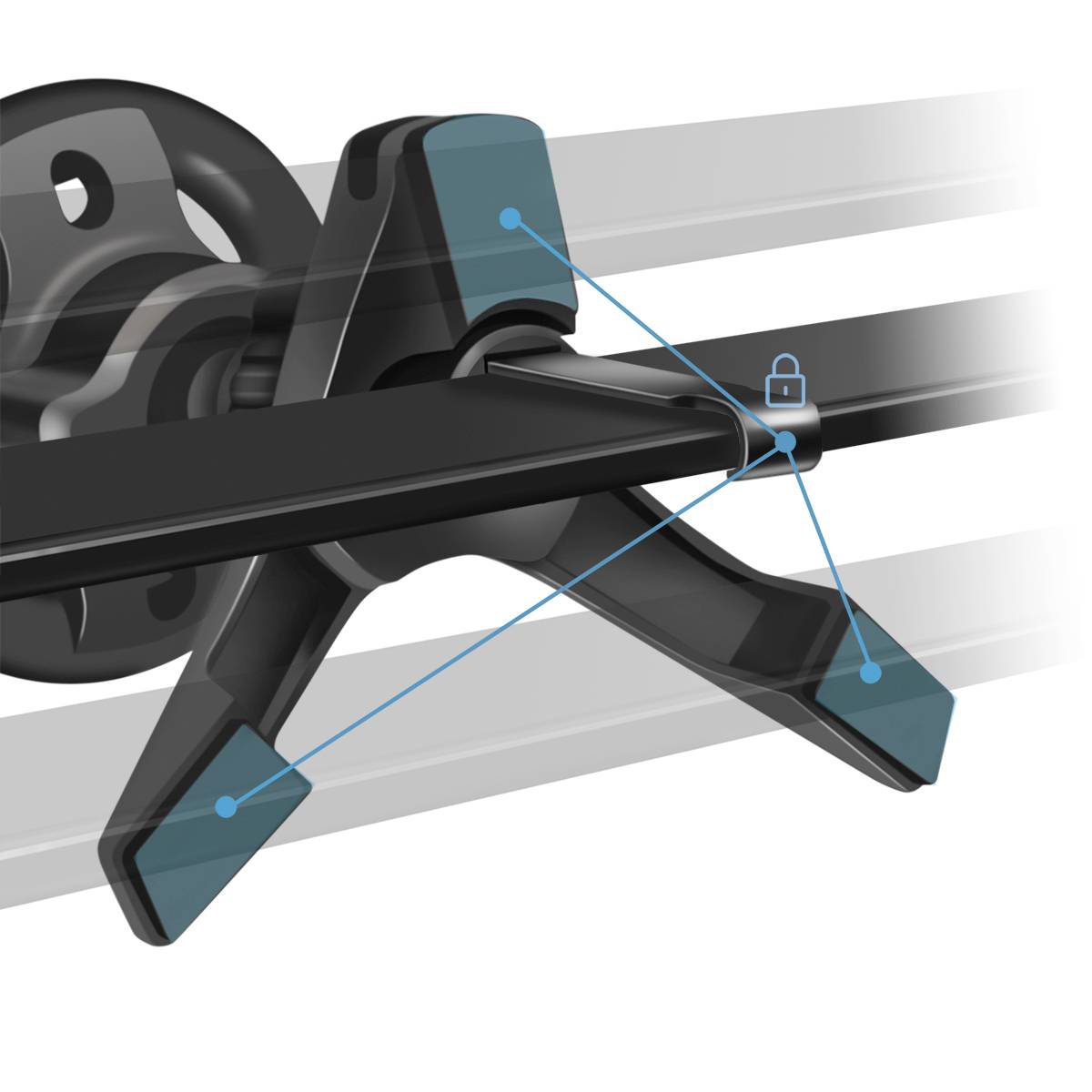 LogiLink AA0167 Lüftungsgitter Handy-Kfz-Halterung 360° drehbar, Magnetbefestigung
