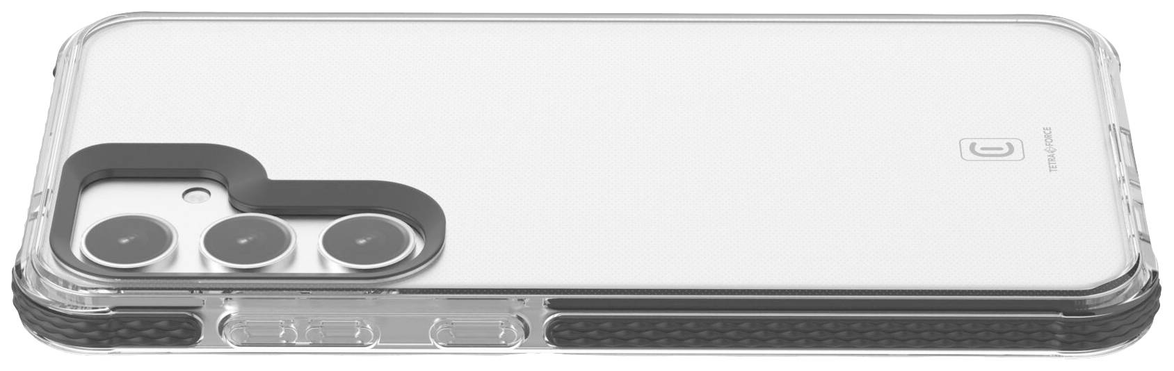 Cellularline TETRACGALS24T Backcover Samsung Samsung Galaxy S24 Transparent, Schwarz Induktives Laden TETRACGALS24T