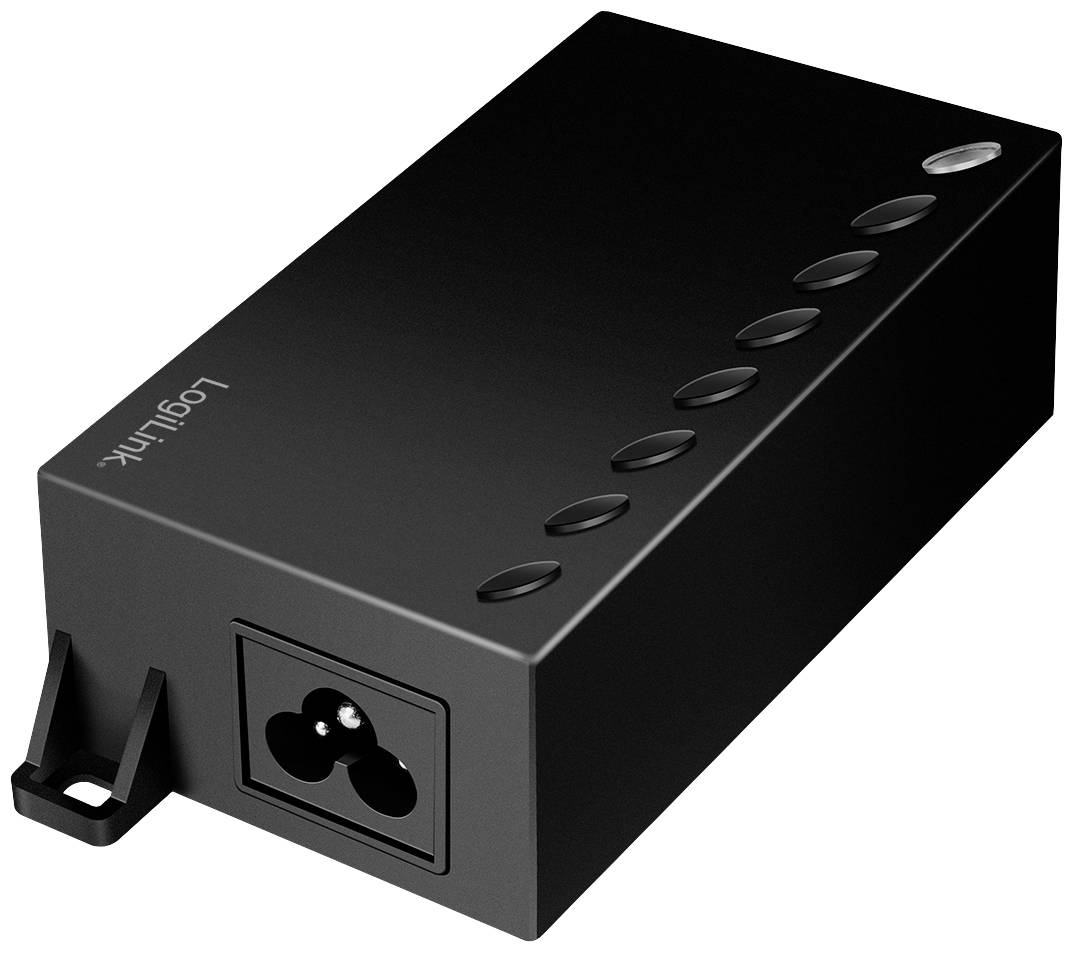 LogiLink POE007 PoE Injektor 10 / 100 / 1000MBit/s IEEE 802.3bt, IEEE802.3af (15.4 W), IEEE802.3at (30 W)