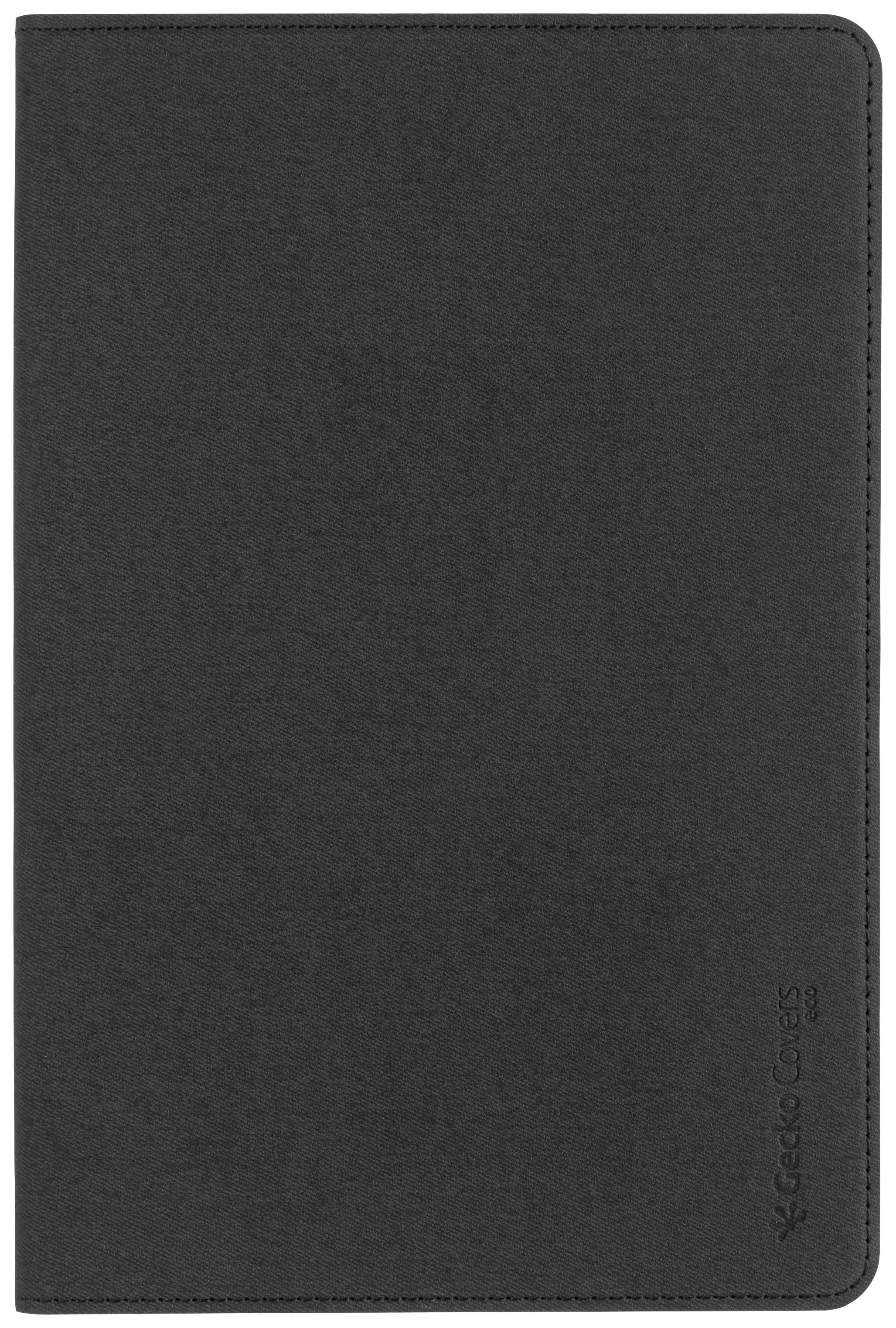 Schwarze Schutzhülle für ein Tablet oder E-Reader, schlichtes Design mit Logo in der unteren rechten Ecke.