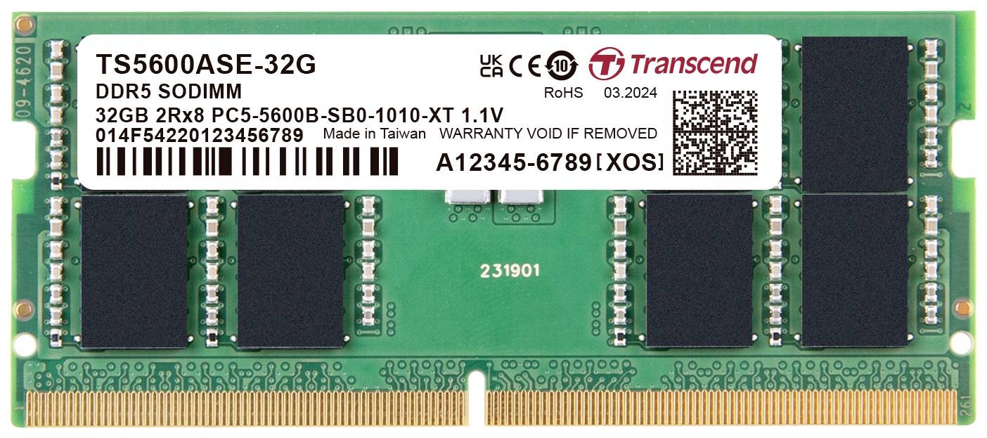 Transcend TS5600ASE-32G Laptop-Arbeitsspeicher Modul TS5600ASE-32G