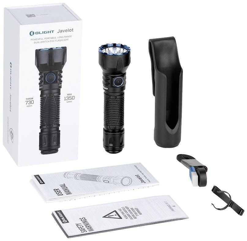 OLight Javelot EDC LED Taschenlampe akkubetrieben 1350lm 197g