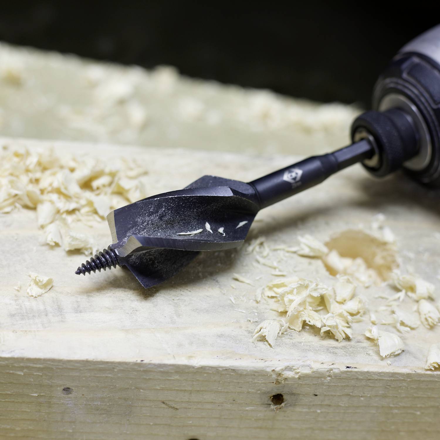 C.K T2946-22 Holz-Spiralbohrer 22mm Gesamtlänge 120mm 6.35 mm, Sechskantschaft 1St.