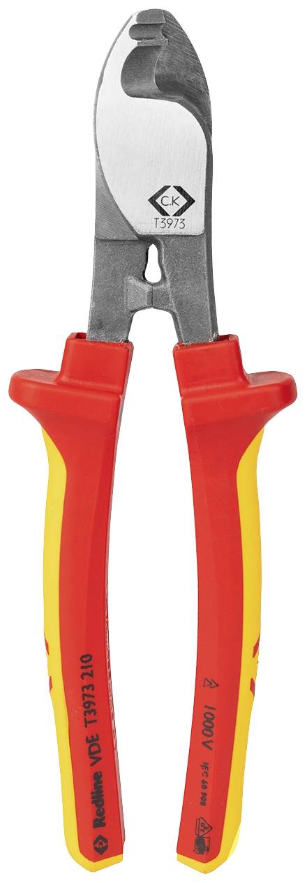 C.K T3973 210 T3973 210 Kabelschneider Geeignet für (Abisoliertechnik) Alu- und Kupferkabel, ein- u