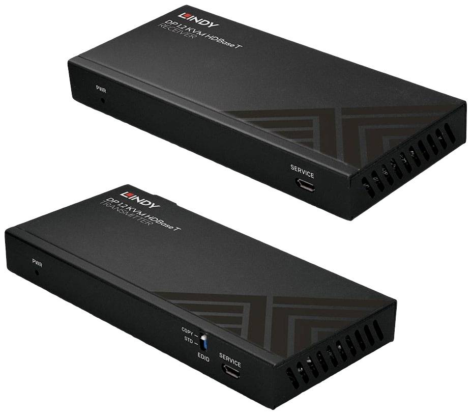 LINDY 39385 1 Port KVM-Extender DisplayPort® 3840 x 2160 Pixel, 1920 x 1080 Pixel